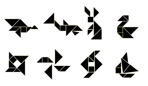 figuras de tangram