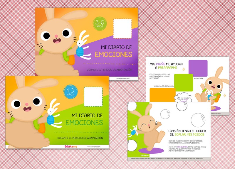 Cuadernos para educar las emociones durante la Adaptación escolar Cuadernos para educar las emociones durante la Adaptación escolar