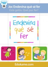 Juego "Adivina qué sé hacer" Juego "Adivina qué sé hacer"