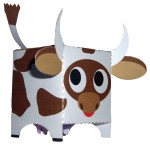 Construir una cajita en forma de vaca