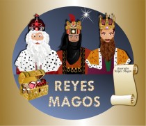 Modelos de cartas para los personajes de Navidad