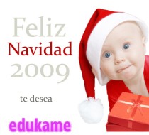 El equipo de Edukame os desea feliz navidad