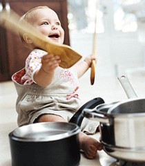 Jugar en la cocina