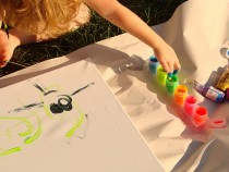 Cómo hacer pintura casera para los niños